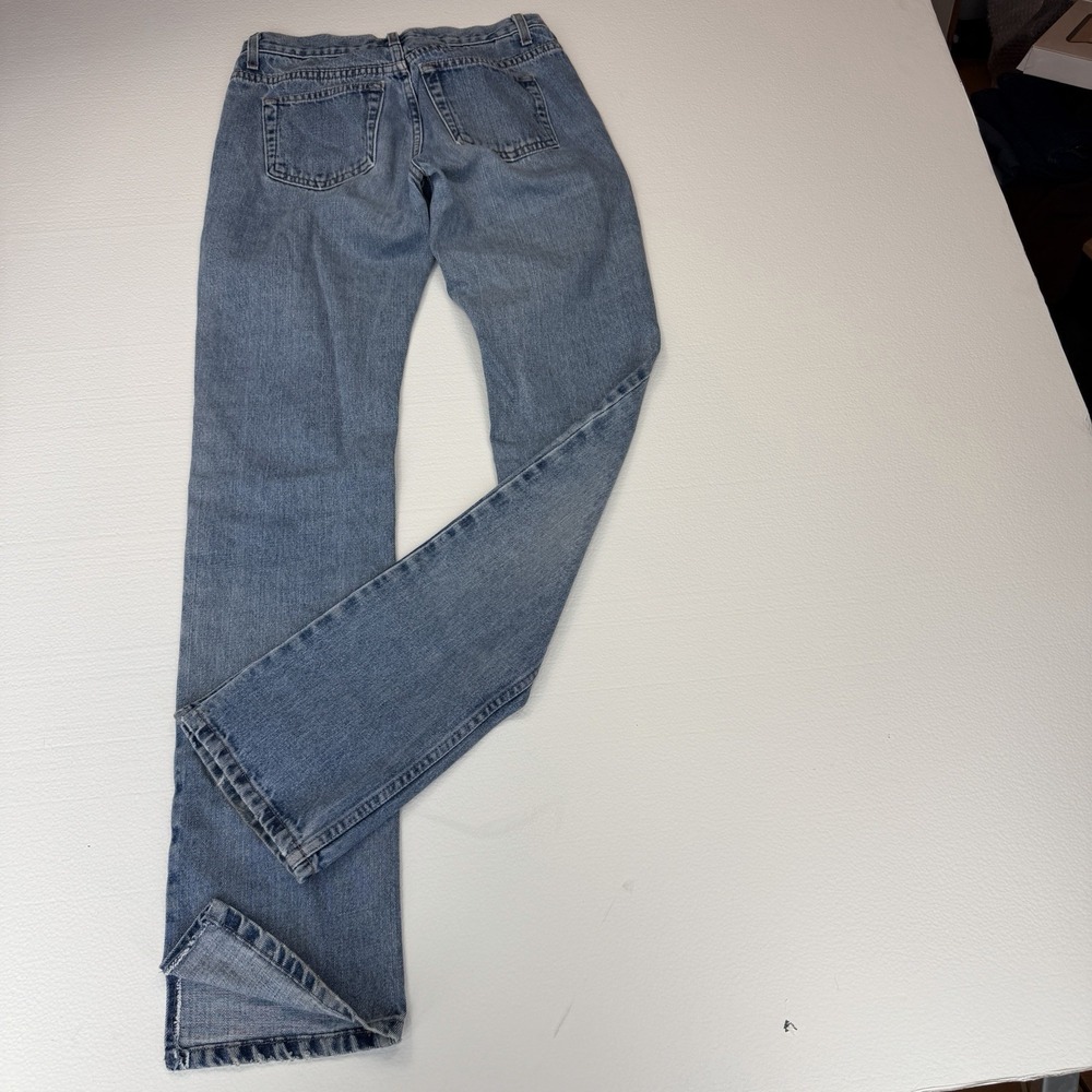 Vintage 90s London Jean Straight Leg Cotton Blue Denim Jeans Size 4 Normcore Y2K - Picture 12 of 12